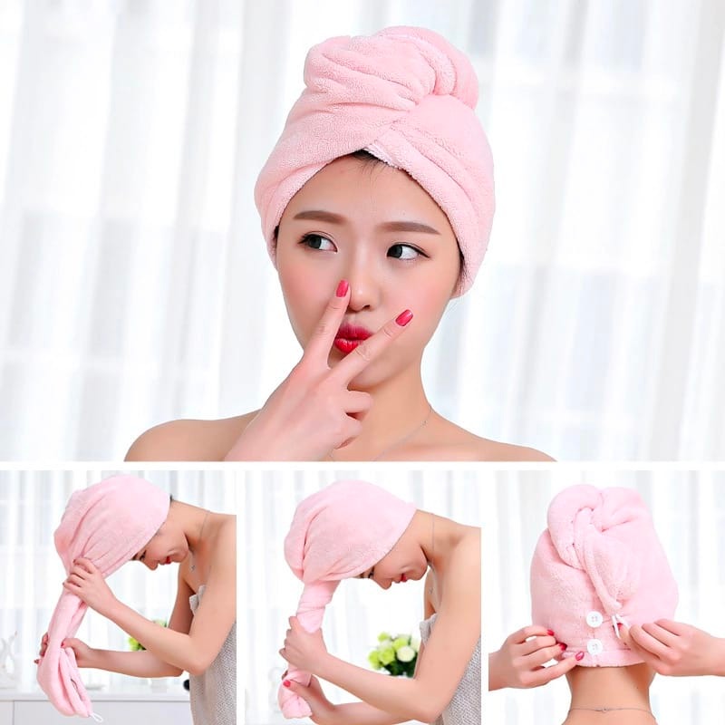 Microfiber Women Hair Towel for Adults